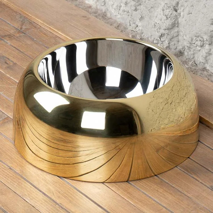 drink/voer bak Capri Stainless Gold M