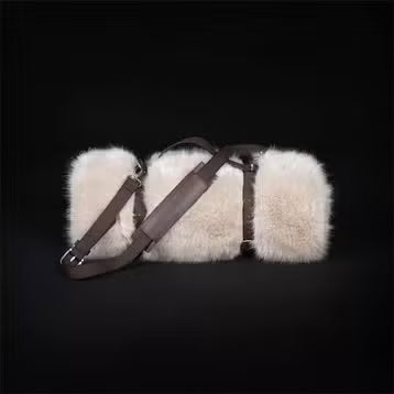 Miles Travel Blanket Arctic Faux Fur M